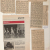 Aantal krantenknipsels uit 1945